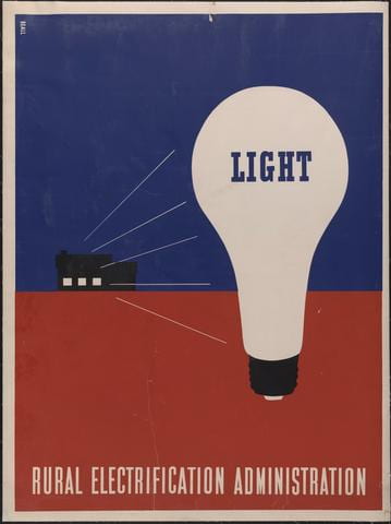 Rural Electrification Posters, 1930s-1940s (gallery)